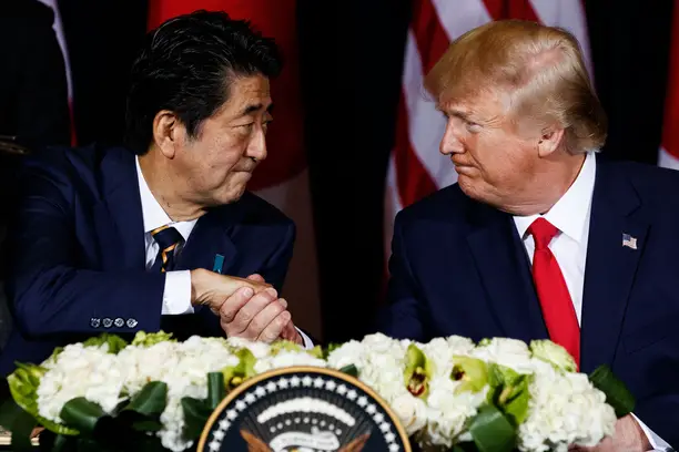 Trump Abe Meeting